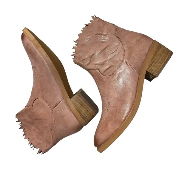 Roan by Bed Stu Diabolical Leather Boots Booties Size 8.5 Western Cowboy - Picture 6 of 11